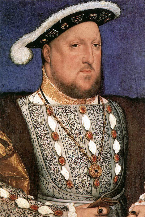Ганс Гольбейн младший. Портрет короля Генриха VIII. 1537 (469x700, 491Kb)