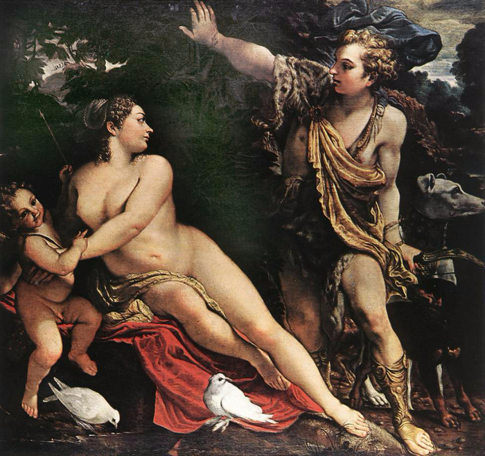 Annibale_Carracci_-_Venus_and_Adonis_-_WGA4429 (700x658, 529Kb)