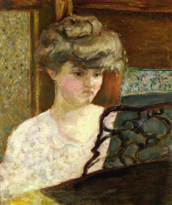 Misia at the Piano (also known as Portrait of Misia Natanson), 1902 (587x700, 511Kb)