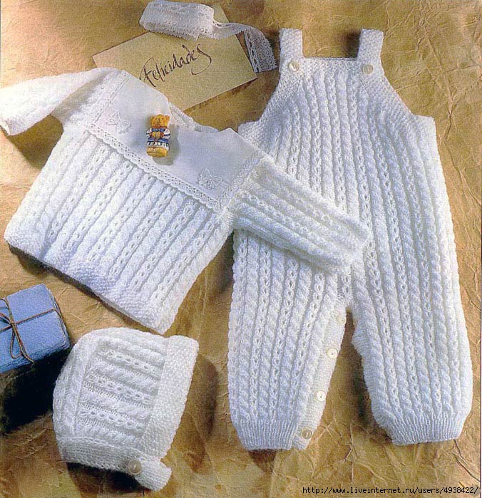Бесшовные штанишки для новорожденного спицами - Портал рукоделия и моды