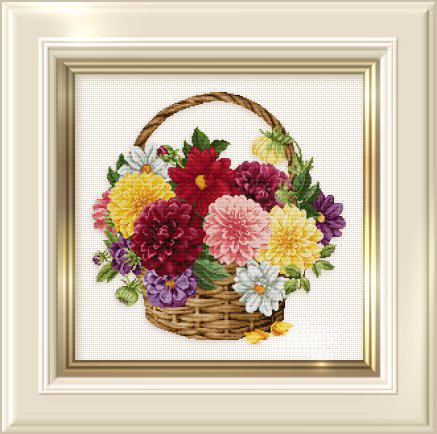 _129 Dahlia Basket (437x434, 179Kb)