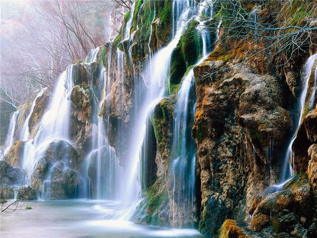 Фото водопад плетение