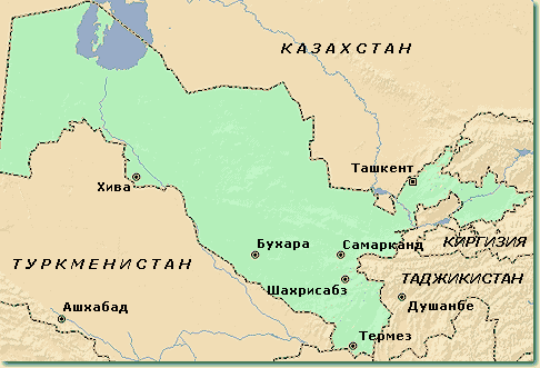 Узбекистан шахрисабз карта
