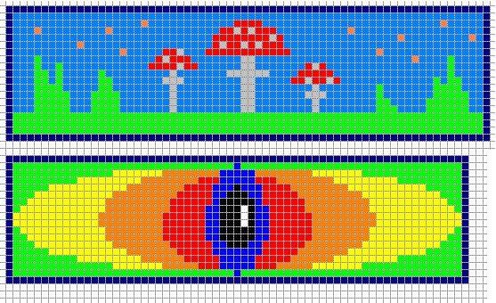 Из бисера ракета схема