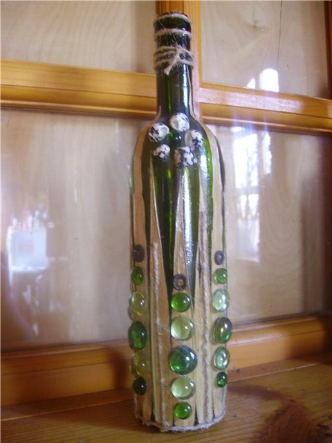 Декоративные бутылки для интерьера своими руками
