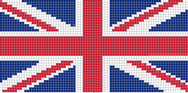 Шарф «британский флаг»