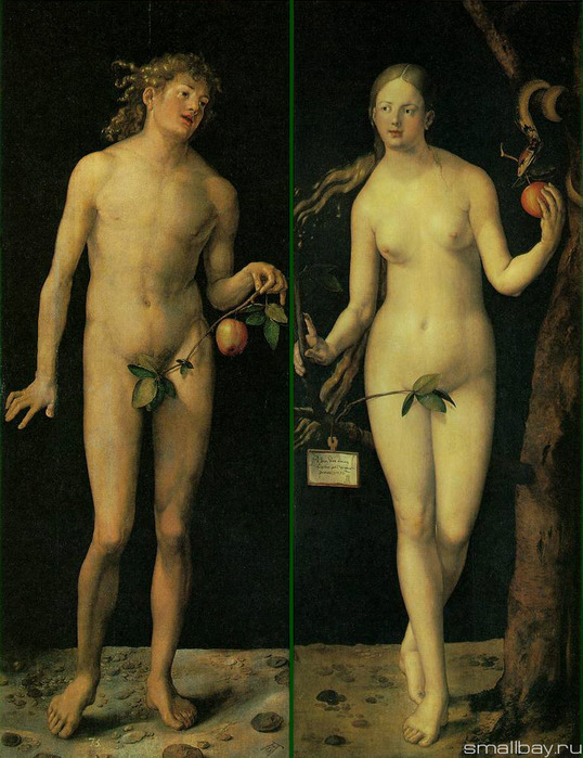 Адам и Ева Прадо, Мадрид 1507 (538x699, 140 Kb)