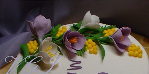 Как сделать цветы из мастики для тортов