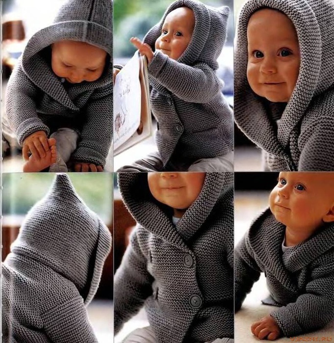 Вязание для детей, костюм для новорожденного мальчика