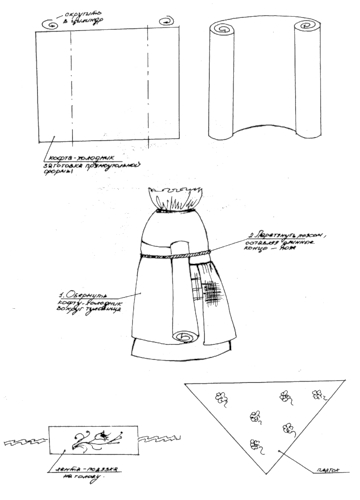 Кукла оберег рисовать