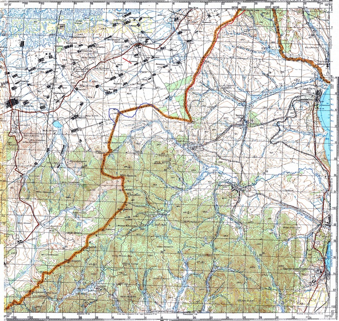 Карта с госграницами