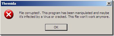 File corrupted virus. Themida ошибка. File corrupted this program. Themida file corrupted this program has been manipulated and maybe. Themida 3.1.