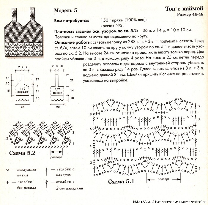 Топик крючком схемы и описание. Топик крючком схемы. Топ с ажурной каймой крючком. Шорты крючком схемы и описание. Майка топ крючком схема.