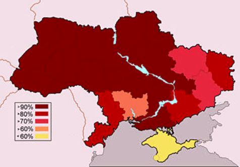 Украина проголосовала против. Карта Украины референдум 1991. Карта референдума 1991 года. Референдум о сохранении СССР на Украине. Карта Украины референдум СССР.