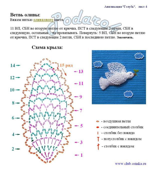 Сплюшка крючком схема и описание