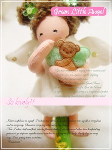 Korean Green Angel Mini Doll (225x300, 52Kb)