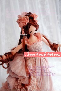 Korean Peach Pink Princess Doll (201x300, 53Kb)