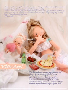 Korean White Angel Doll with her Beautiful Princess Bed (225x300, 50Kb)