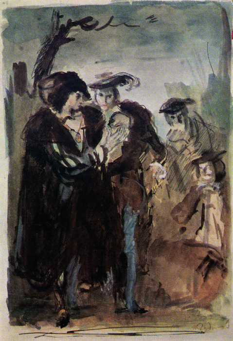 Рудаков - Гамлет и Горацио 1938-1948 (479x700, 143Kb)