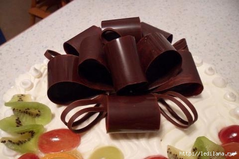 шоколадный бант на торте20 (480x319, 70Kb)