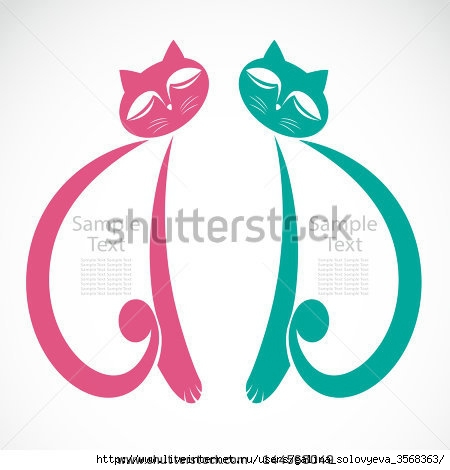 stock-vector-the-design-of-the-cat-on-white-background-144568049 (450x470, 79Kb)