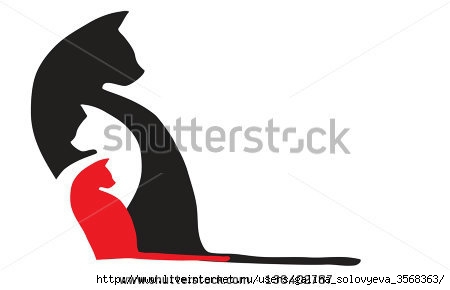 stock-vector-three-cats-look-in-different-directions-136402787 (450x290, 33Kb)