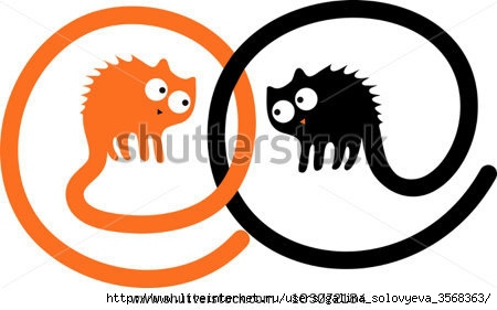 stock-vector-two-angry-cartoon-cats-103072184 (450x281, 68Kb)