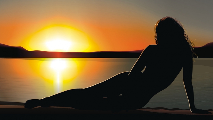 5355213_Drawn_wallpapers_Painted_girls_Silhouette_at_sunset_013633_ (700x393, 101Kb)
