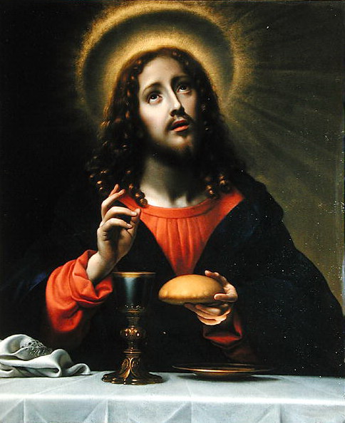 Christ Blessing the Sacraments  Carlo Dolci (484x594, 80Kb)