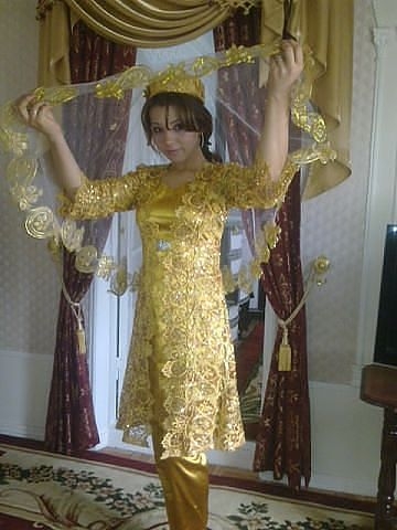 Узбекские платья для невест - 48 фото