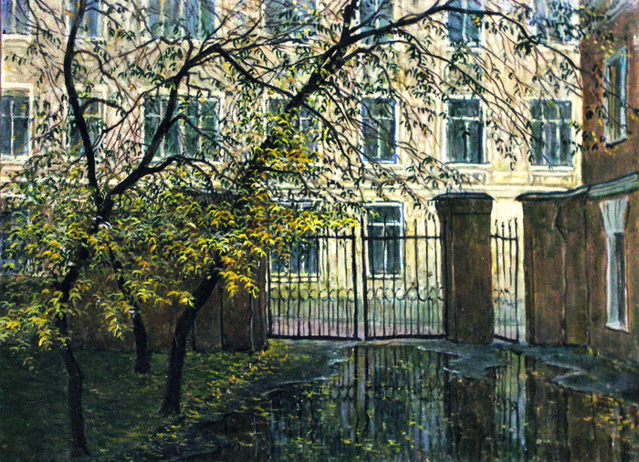 дворик в Барашевском переулке 2008 (700x506, 590Kb)