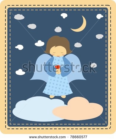 stock-vector-blue-angel-on-night-sky-78660577 (391x470, 72Kb)