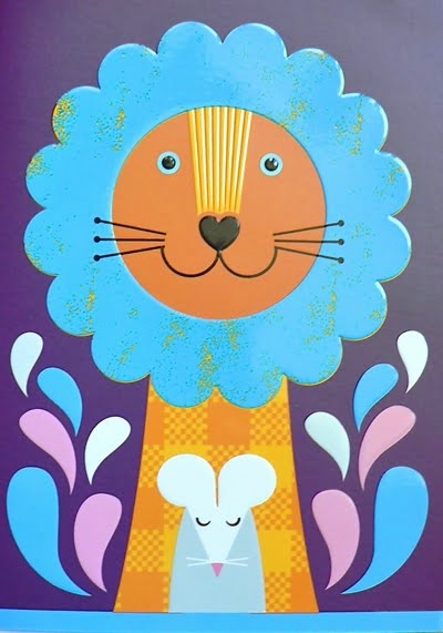 Lion card by lagom (400x571, 99Kb)