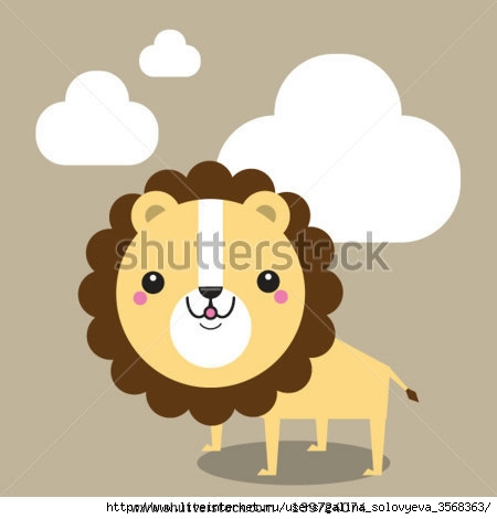stock-vector-a-vector-illustration-of-a-cute-lion-139724074 (450x470, 55Kb)