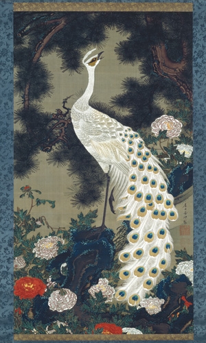 Old Pine Tree and Peacock, c. 1759–1761 (300x500, 154Kb)