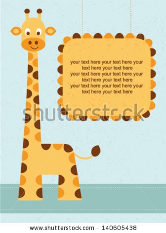 stock-vector-baby-shower-card-birthday-card-with-giraffe-vector-illustration-140605438 (336x470, 64Kb)