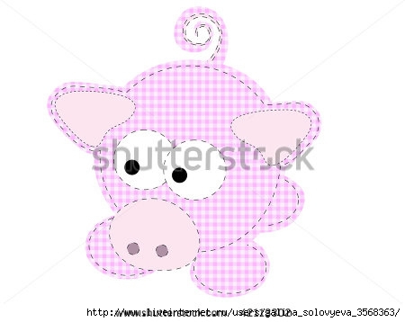 stock-vector-patchwork-piggy-craft-cartoon-pig-vector-42113302 (450x358, 59Kb)