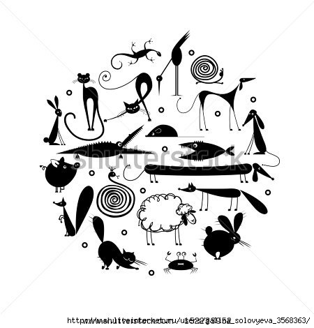 stock-vector-set-of-animals-black-silhouette-for-your-design-152233952 (450x470, 83Kb)
