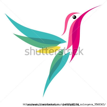 stock-vector-hummingbird-148848236 (450x451, 50Kb)