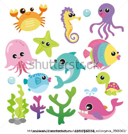 stock-vector-baby-sea-creatures-116355658 (450x470, 121Kb)