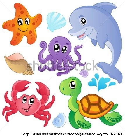 stock-vector-sea-fishes-and-animals-collection-vector-illustration-96530836 (429x470, 109Kb)
