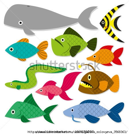 stock-vector-vector-cute-cartoon-different-fishes-isolated-set-153835097 (450x470, 119Kb)