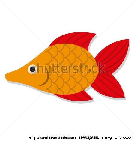 stock-vector-vector-cute-cartoon-orange-fish-isolated-icon-153835355 (450x470, 62Kb)