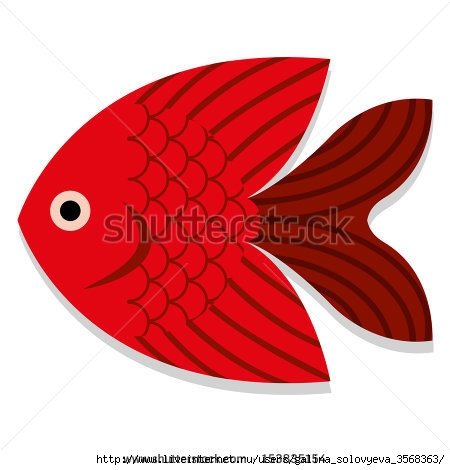 stock-vector-vector-cute-cartoon-red-fish-isolated-icon-153835154 (450x470, 83Kb)