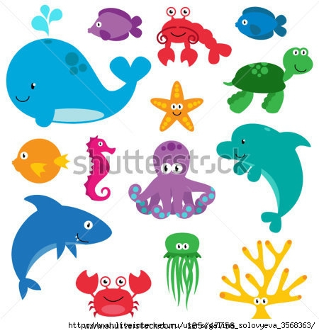 stock-vector-vector-set-of-cute-sea-creatures-125447756 (450x470, 120Kb)