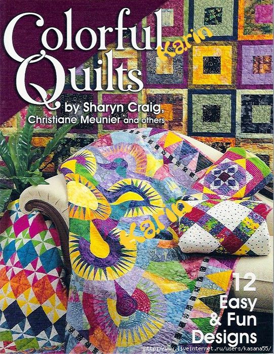 Colorful Quilts (541x700, 404Kb)