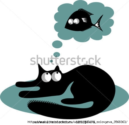 stock-vector-funny-black-cat-and-fish-126187475 (450x437, 54Kb)