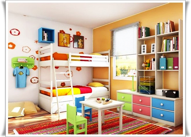 Идеи детских комнат для двоих детей