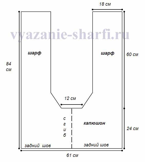 vikrojka-k-vyazannomu-sharfu-kapushonu-spicami-1 (566x634, 30Kb)