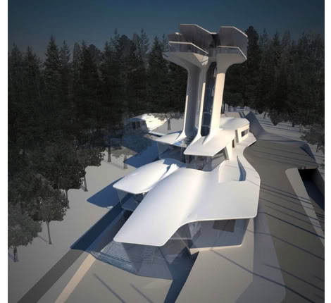 zaha_   , , 2007 - Private house near Moscow, Russia, 2007 (470x430, 86Kb)